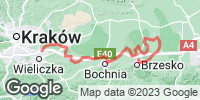 Track GPS Brzesko - Kraków